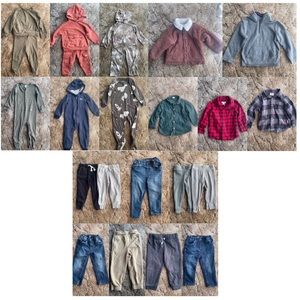 Toddler boy clothes bundle.
